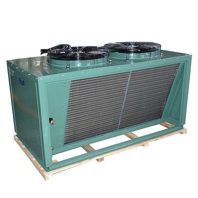 V Type Roof Blowing Air Cooled Condenser Automatic Control High Power Energy Saving