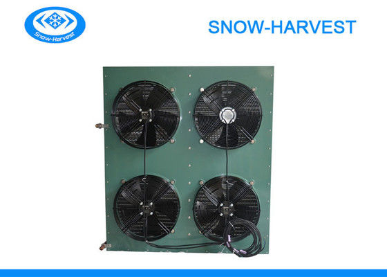Side blown Cold Room Air Cooled Condenser with fan Corrosion Resistant Surface Freezer Condenser