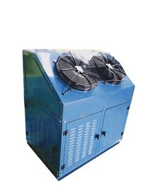 Top Discharging Refrigeration Condensing Unit Blue Galvanized Steel Casing