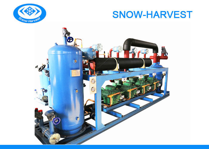 Screw Type Industrial Refrigeration Unit Large Cooling Capacity Long Work Life