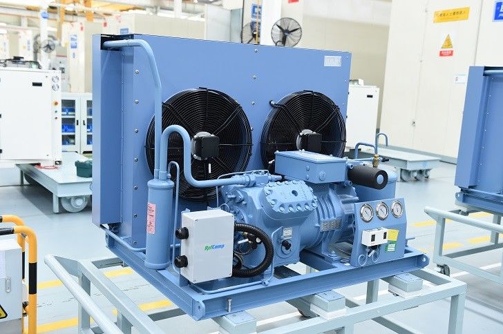 Open Type Refrigeration Condensing Unit With High And Low Pressure Controller