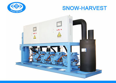 Low Noise Refrigeration Compressor Unit Semi Sealed Piston Type Compressor
